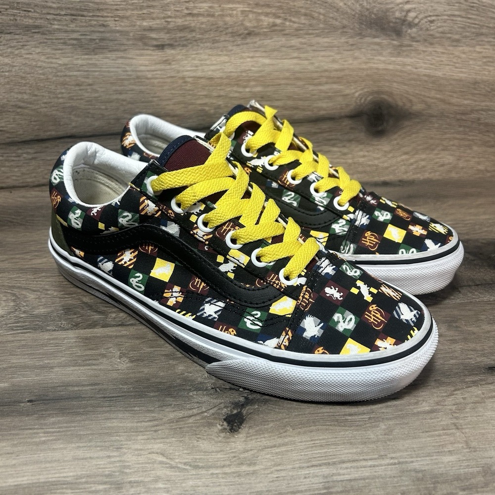 Harry‎ Potter Customs Vans Shoe Sneaker Mens 5.5 / Womens 7 Excellent Condition
